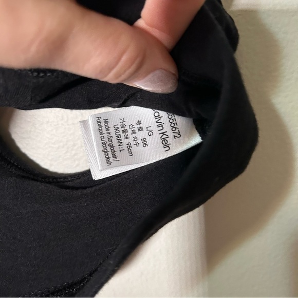 Calvin Klein  black bralette L - Picture 4 of 5